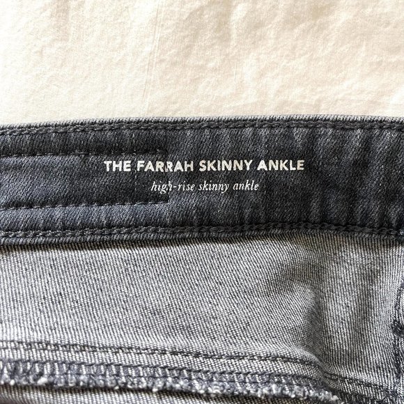 *NWT* Ag Adriano Goldschmied Jeans "The Farrah Skinny Ankle" in Grey Pearl Sz 28 - Picture 6 of 12